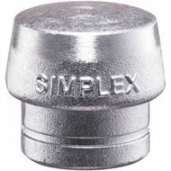 SIMPLEX skonhammare mjukmetallinsats silver