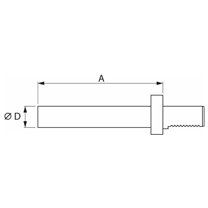 kontrolldorn ISO 10889 200 mm