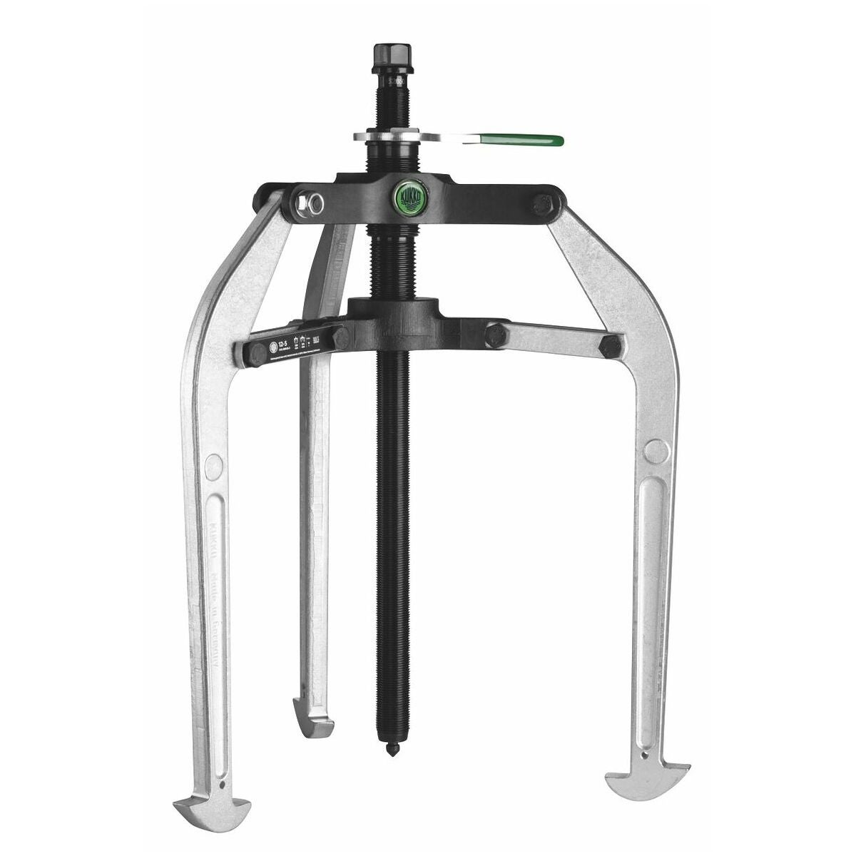 Trearmad avdragare med förinställbar spännvidd