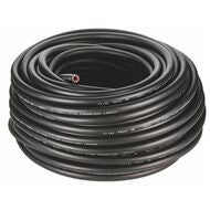 Vävslang svart AIRSOFT, PVC 9 mm