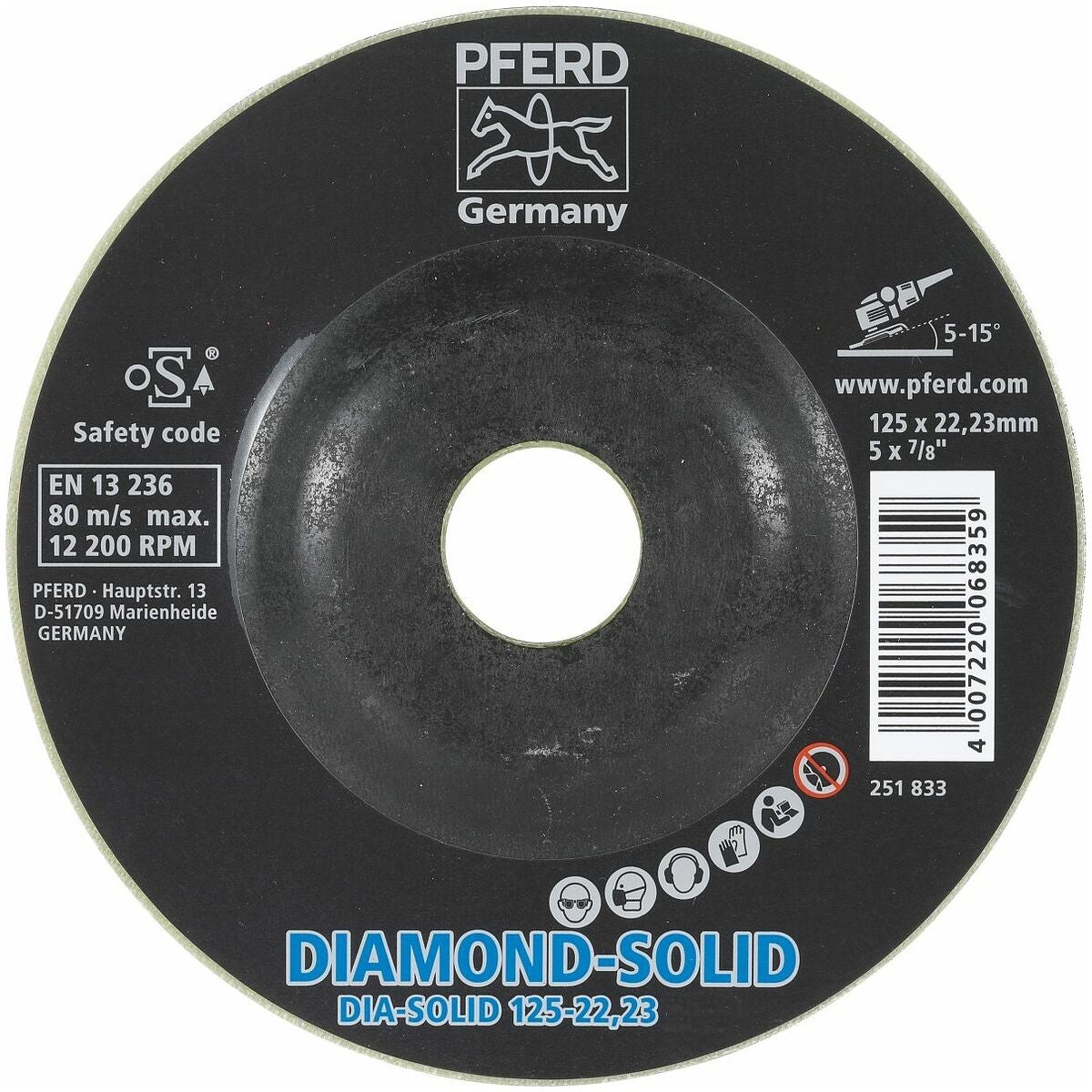 Slipskiva CC-GRIND-SOLID-DIAMOND D852