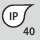IP-skyddsklass: IP 40