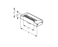 SWB Vändback TMA grepp 3 mm, bredd 80