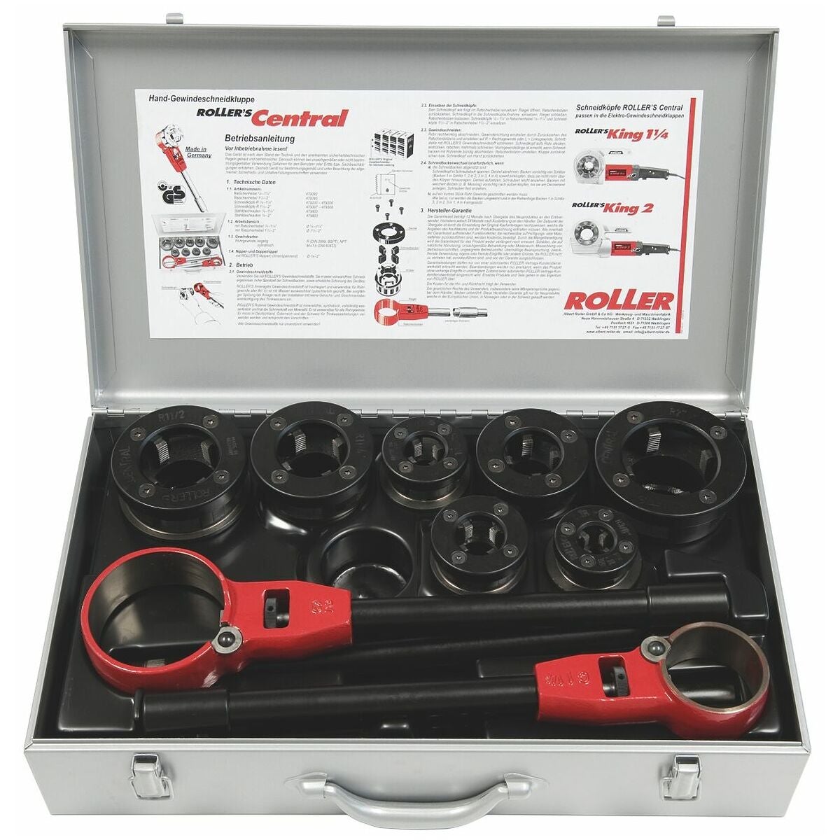 Gängkloppa 'Central' komplett med plåtlåda 3/8-2