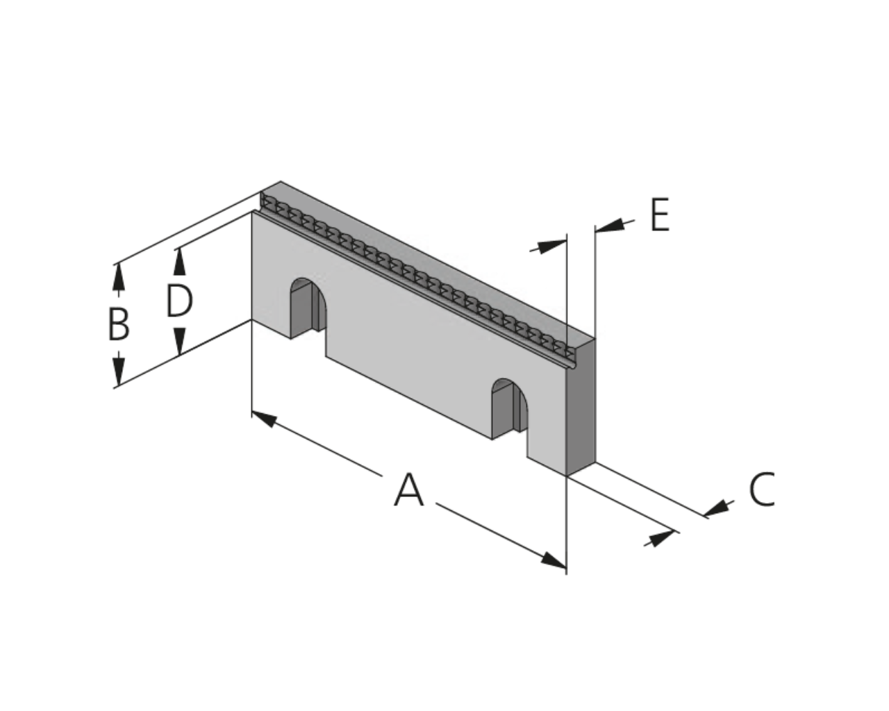 Stegback MHS 100 grepp 5 mm