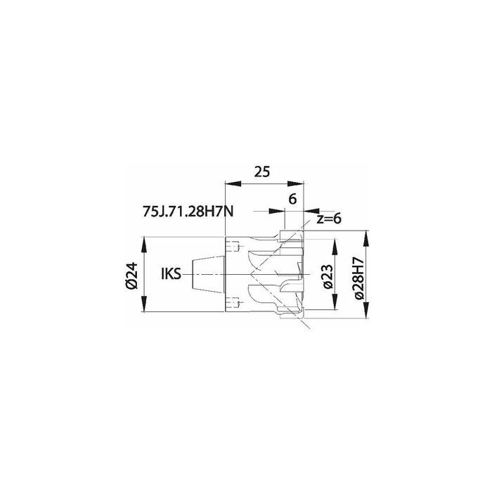 KOMET REAMAX® TS brotschhuvud H7 HM ASG3000 28 mm