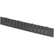 Slitsade kantlister, set 2 delar Djup 16G 75 mm