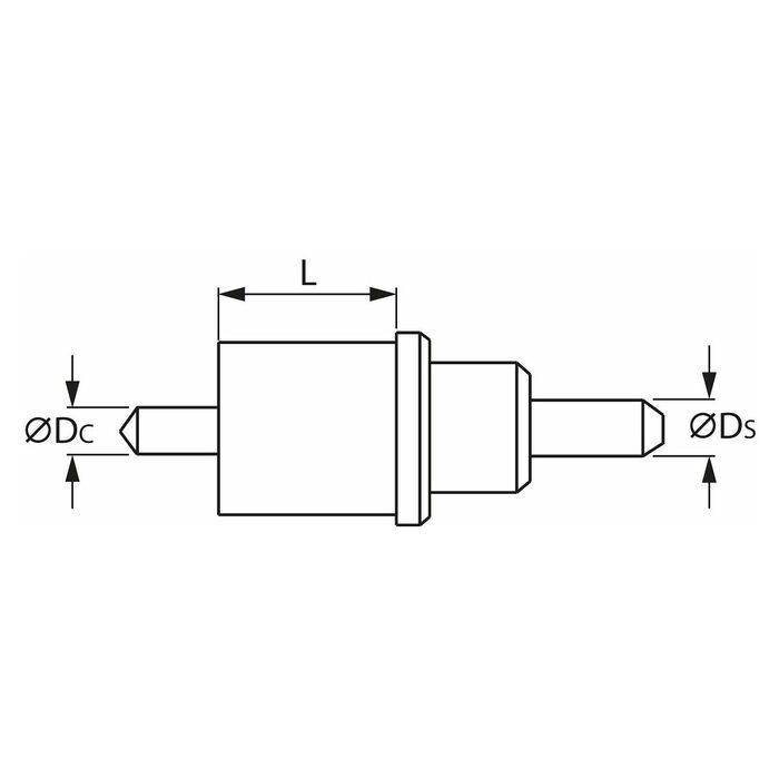 Kärnhålsborr HM plan 100 mm