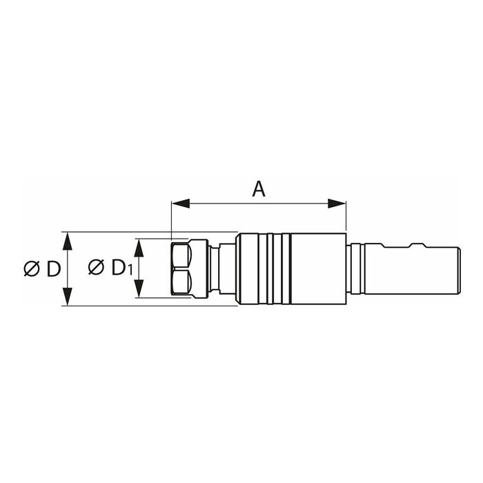 Gängskärningschuck ER-Synchro 25