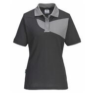 Pikétröja för damer PW2 svart/grå