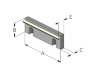Neddragsback med fjäderblad MHS 100