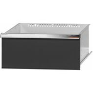 Utdragslåda med enhands-enkelupplåsning 250 mm