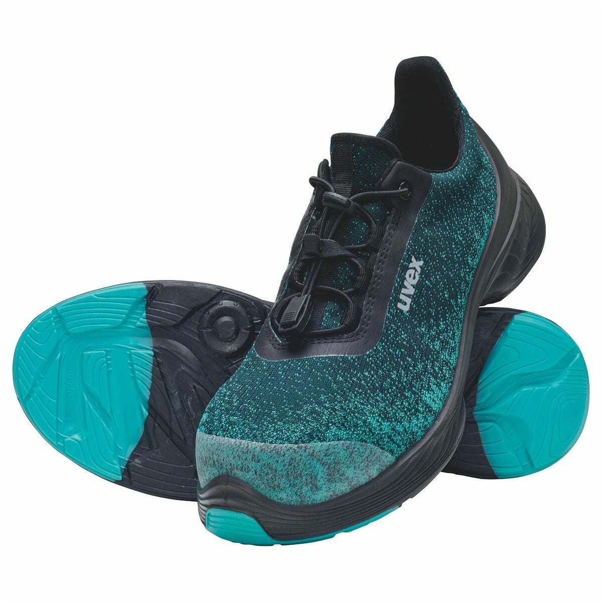 Halvsko grön/svart uvex 1 G2 planet, S1P 35