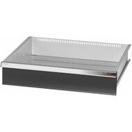 Utdragslåda med enhands enkellådupplåsning, 200 kg 150 mm