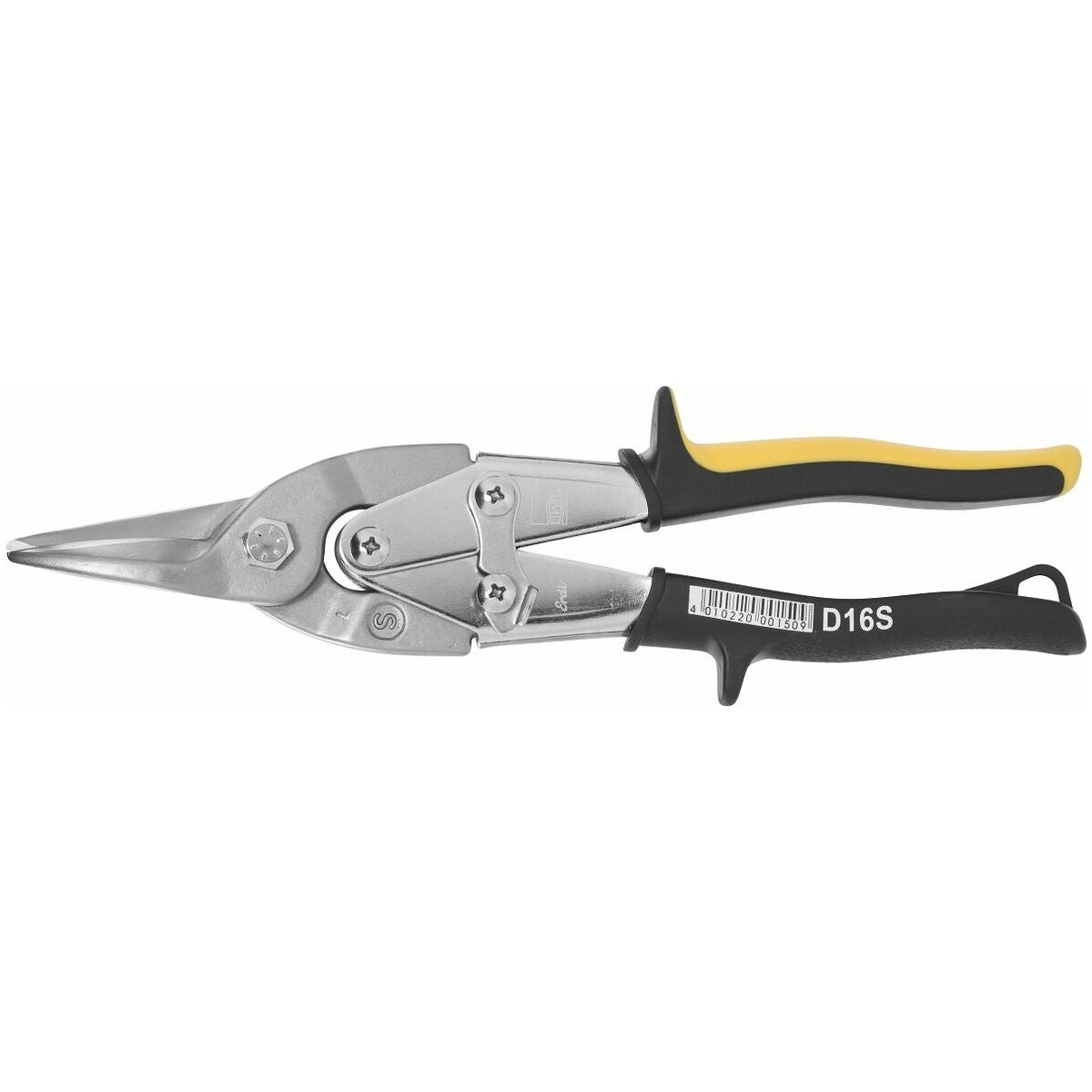 Fasonplåtsax med tvåkomponentshandtag rakskärande