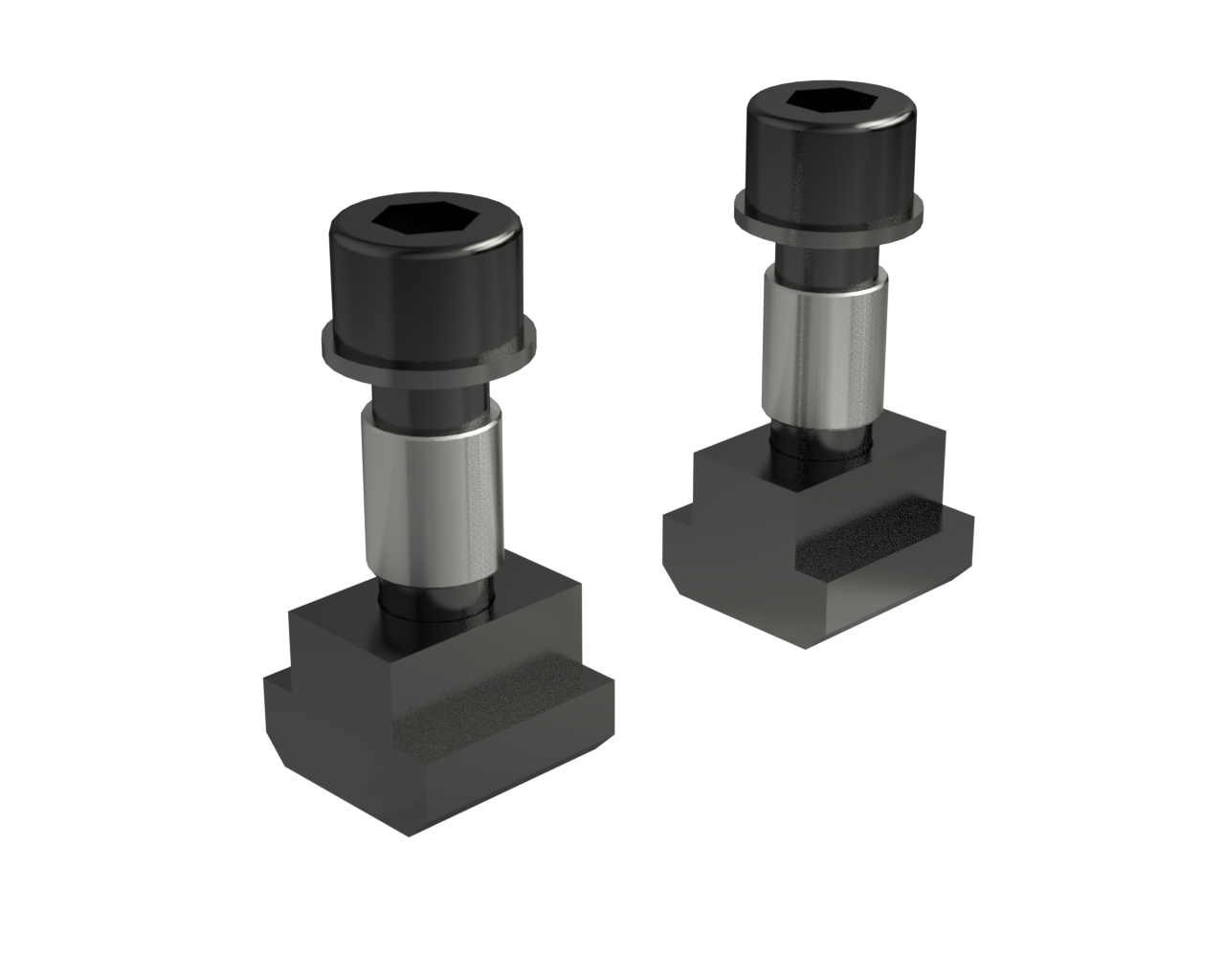 Rikt- & centreringssats för T-nut, till gredoc 1-punktsplatta 96x96mm, 18mm/M10