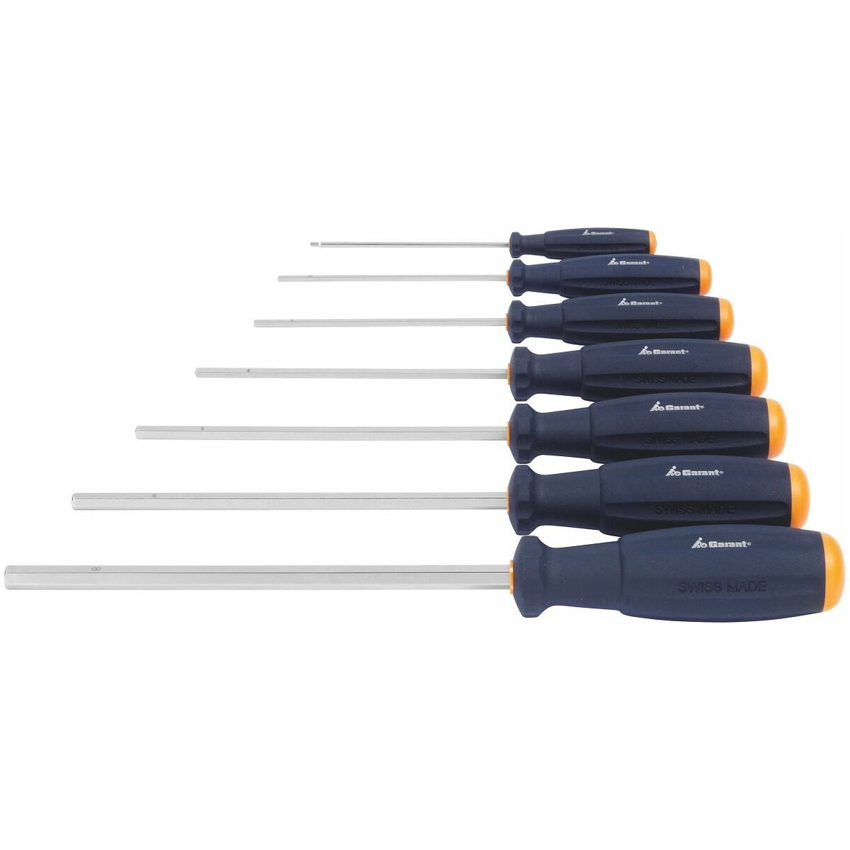 Sexkantskruvdragarsats,rak, med krafthandtag