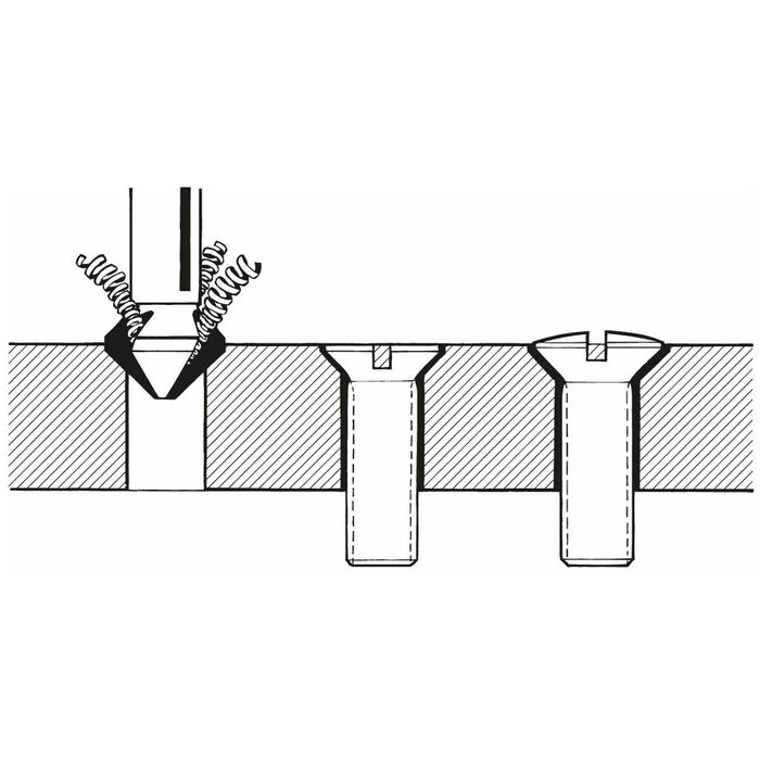 Koniska precisionsförsänkare 90° 11,5 mm