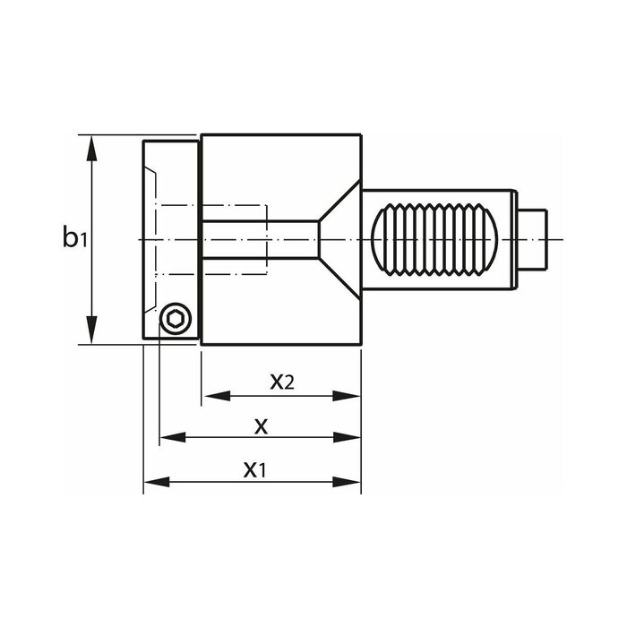 Drivet verktyg axiellt 30-VX3IKC