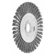 Smal cirkulärborste rak, ståltråd 0,50 mm 125X22 mm