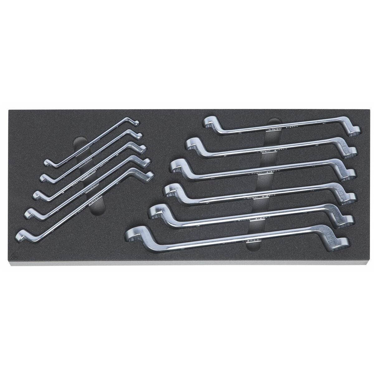 Dubbelringnyckelsats, bockade 11