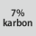 Tygsammansättning: 7% carbon