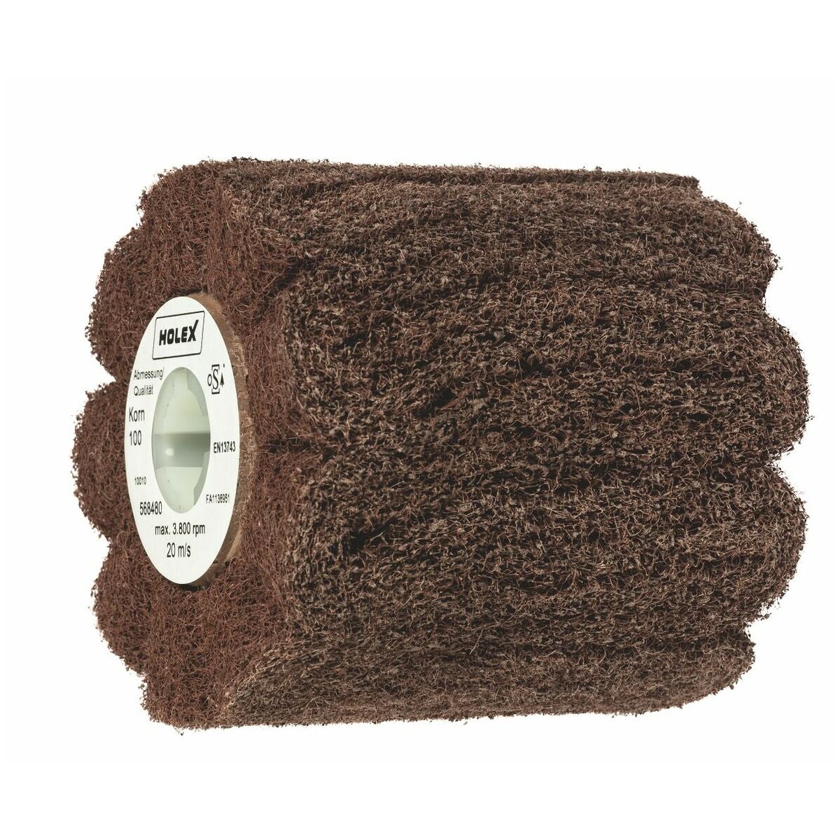 Lamellslipskiva vågig slipnylon ⌀ 100×100 mm