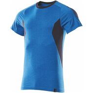 T-shirt ACCELERATE azurblå / svartblå