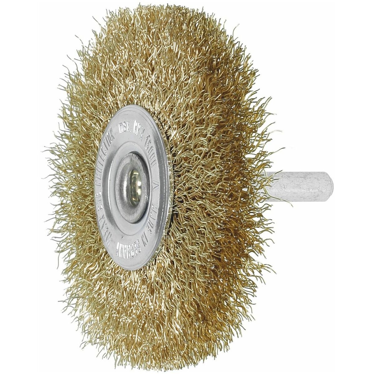 Rundborste med skaft Mässingtråd 0,20 mm 40X10 mm
