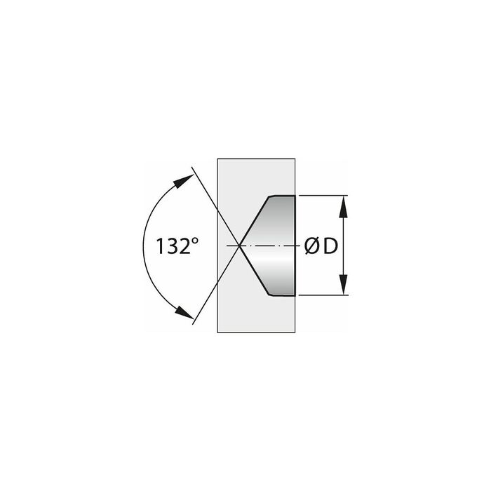 Borrinsats med urspetsning HSS-E-PM 54 mm