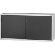 Skåp för tung last med skjutdörr helt av plåt