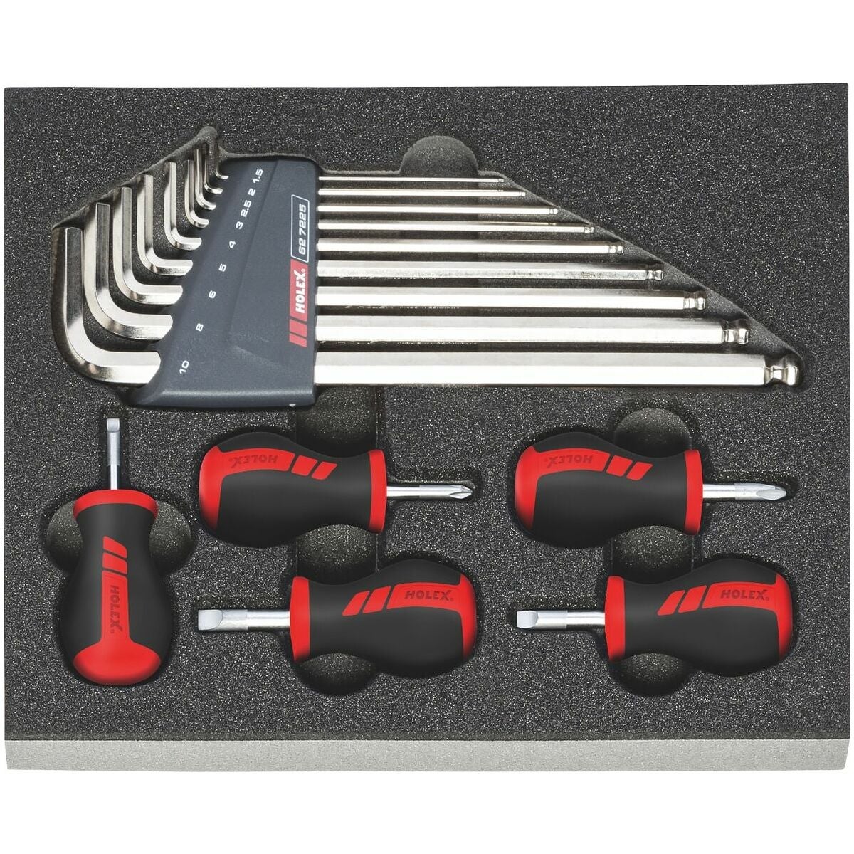 Insexnyckel/kort skruvmejsel 14