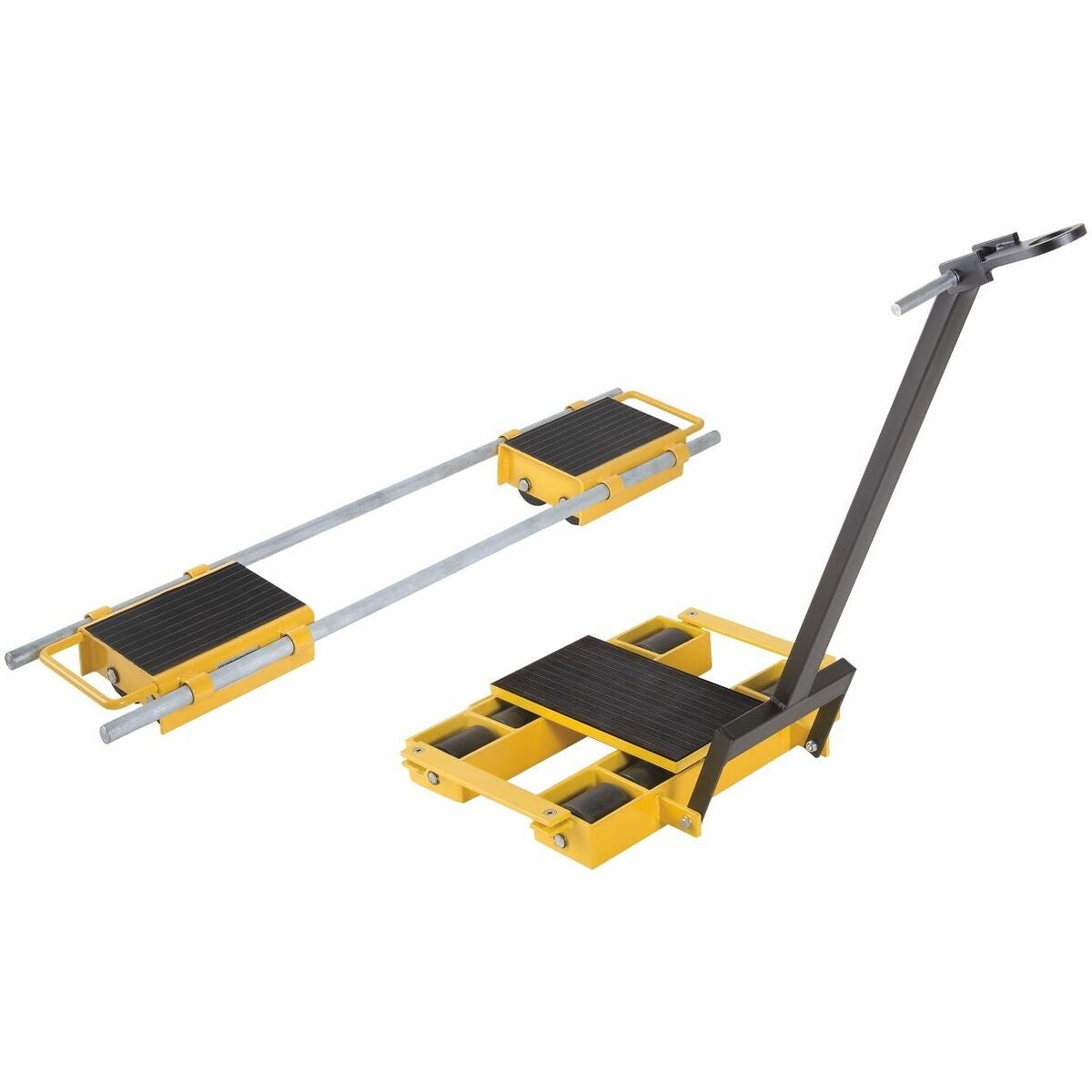 Trepunkts transportrullvagn LX, med draghandtag svängbar