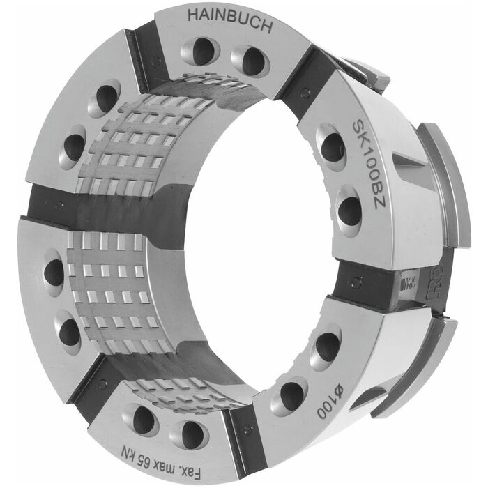 Spännhuvud Med tvär- och längsgående rillor 61 mm