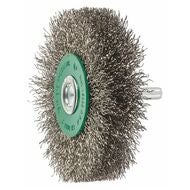 Rundborste med skaft Rostfri tråd 0,30 mm 80X18 mm