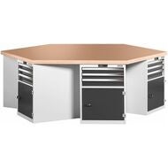 Sexkantarbetsbänk T3