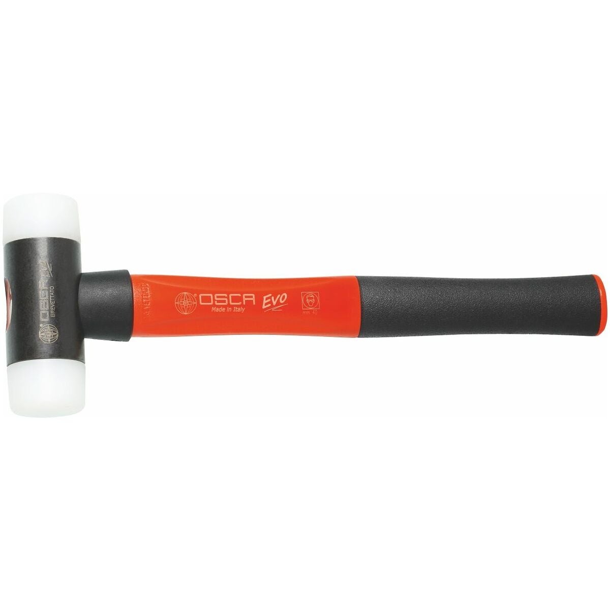 Skonhammare med 3K-skaft, nyloninsatser och stålmellandel