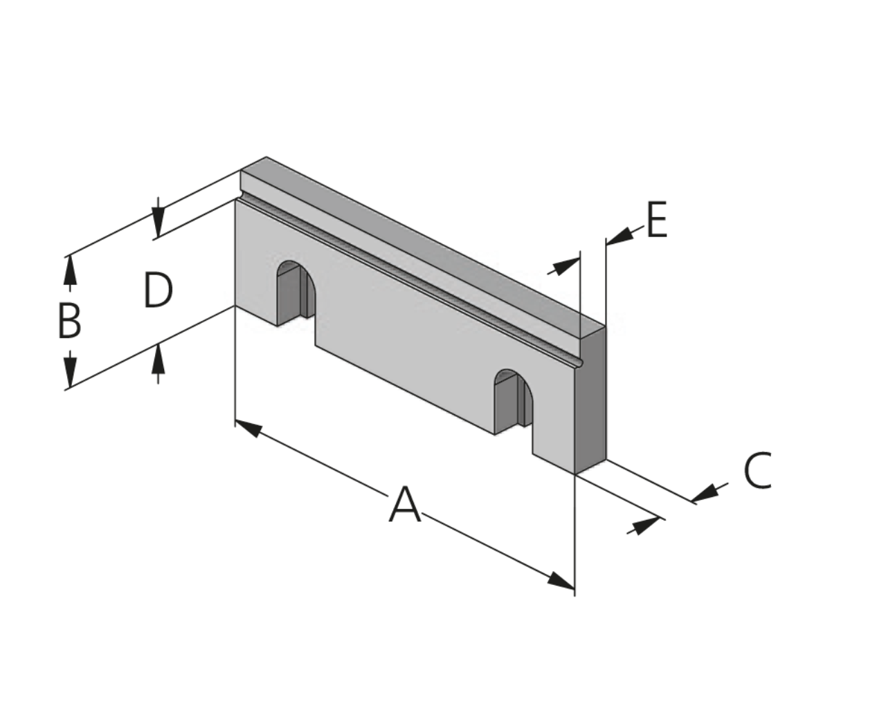 Stegback MHS 100 5mm (100) 8mm (125+160)