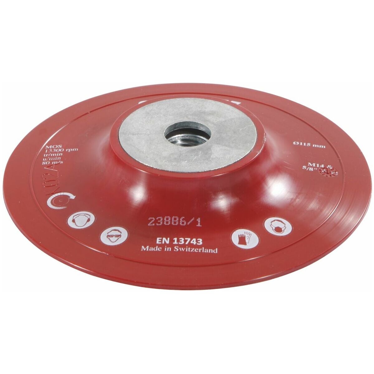 Fiberrondell-stödtallrik flexibel/slät