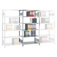 Kontorshylla grundhyllställ Djup 600 mm