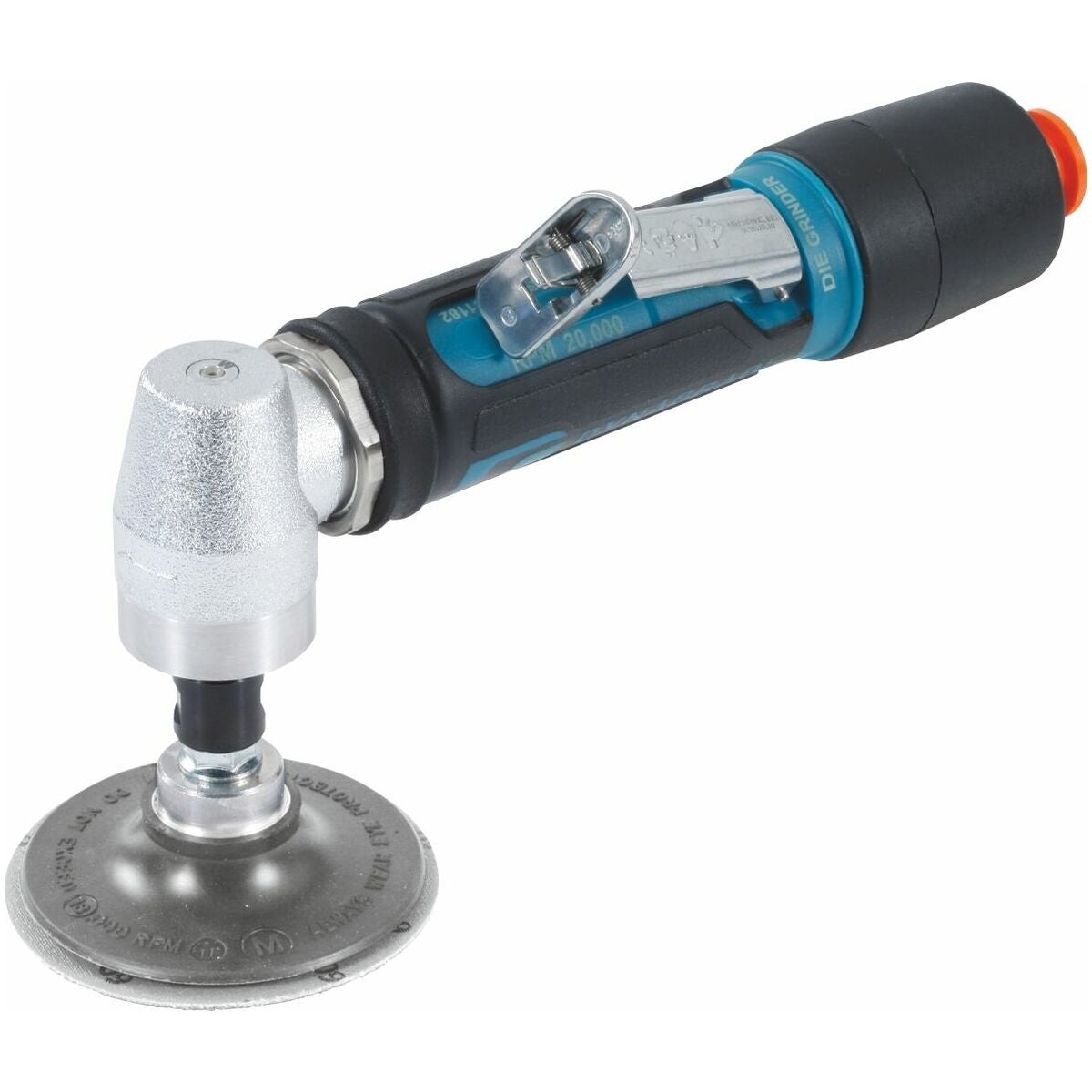 Tryckluftsdriven minivinkelslip