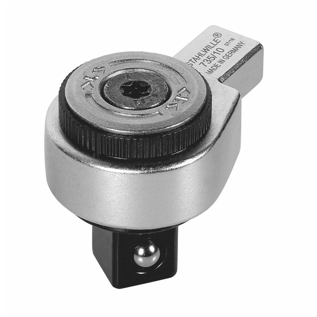 Omställbart spärrhuvud. 1-1/2 tuuma