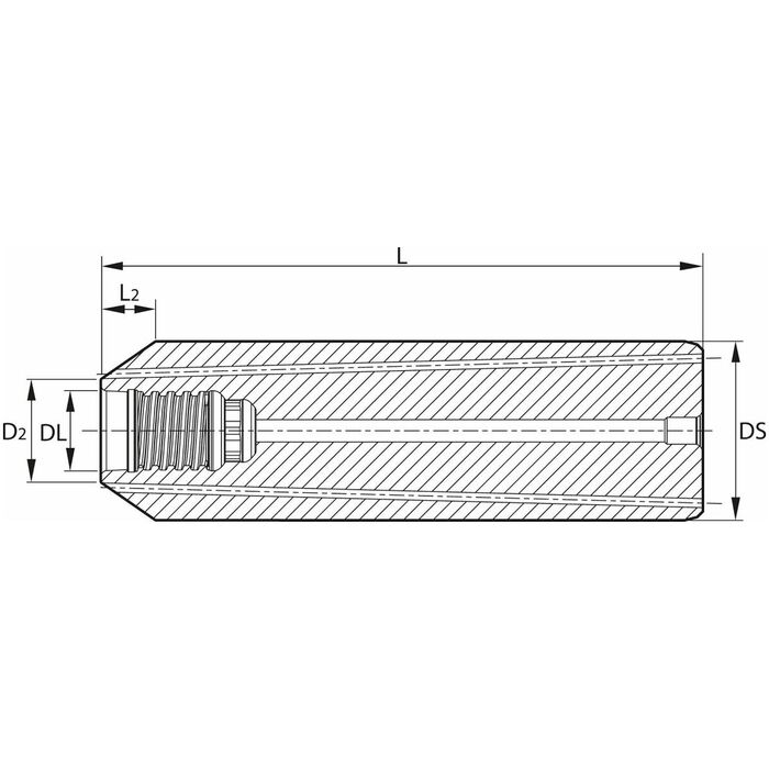 DUO-LOCK förlängning Heavy Duty med Cool Jet, stål SAFE-LOCK DL12