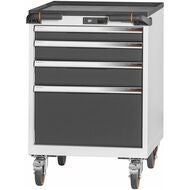 Montagevagn med utdragslådor 75 kg 20×24G