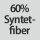 Tygsammansättning: 60 % modakryl