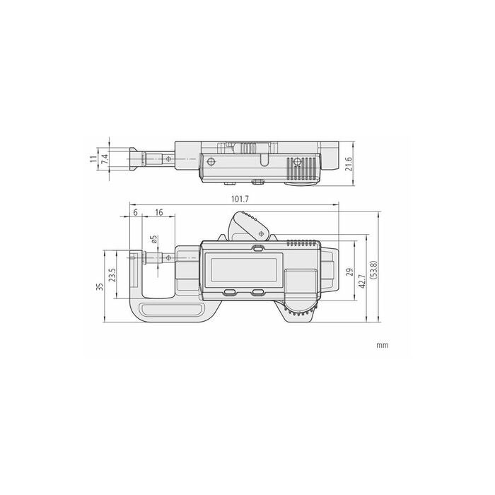 Tjocklekssnabbmätare 0-12 mm