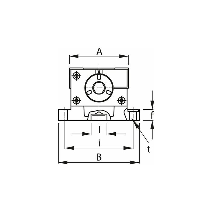 NC-maskinskruvstycke Centro Gripp 125