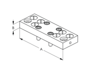 Fast adapterplatta SGA 160