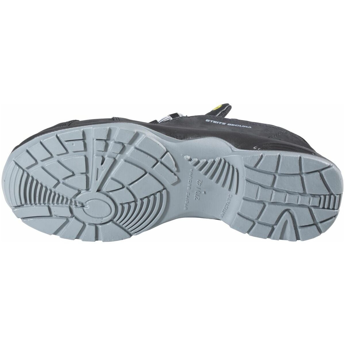 Halvsko, svart ESD 756 SMC, S3 NB 38