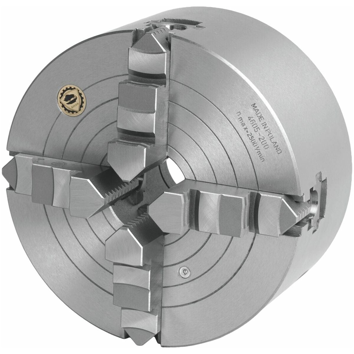 Kombi-fyrbackschuck med kort konisk fläns Kort koniskfläns DIN 702-3